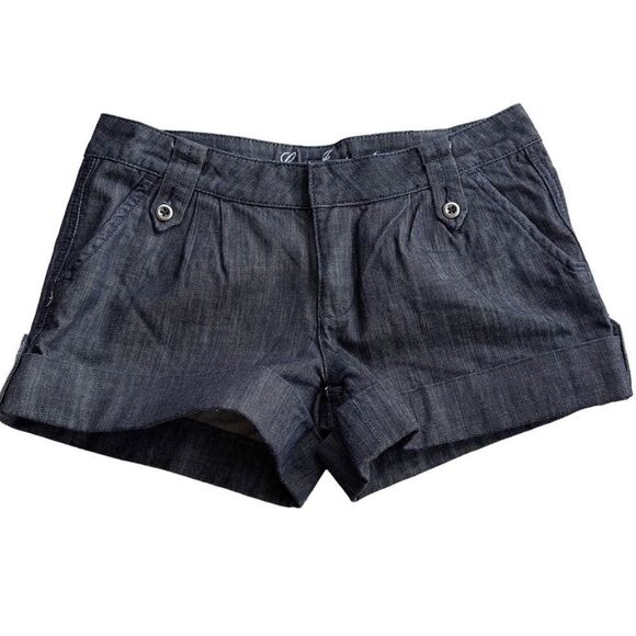 Guess Denim Folded Hem Shorts Size 27 - Picture 1 of 16